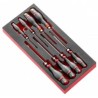Facom Phillips Standard Screwdriver Set, 8-Piece with PROTWIST® Slotted and Phillips Screwdrivers MODM.AN1SLS