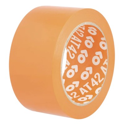 Advance Tapes Orange AT66 Masking Tape, Polyvinyl Chloride Backing, Rubber Adhesive, 50mm x 33m, Thickness 0.11mm AT42