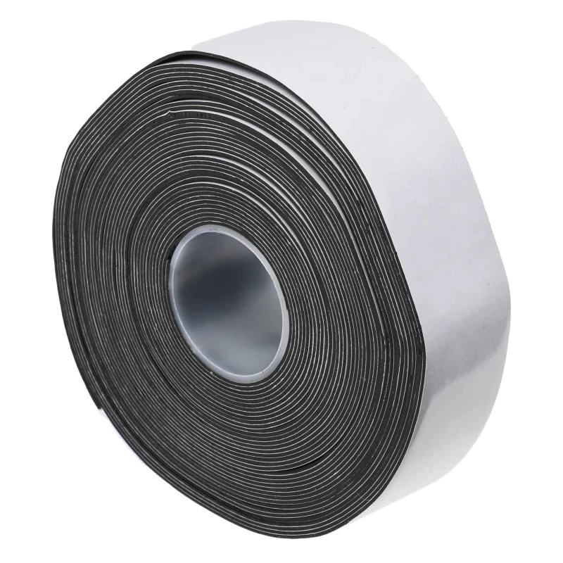 RS PRO Black Rubber Backed Self-Amalgamating Tape 38mm Width x 10m Length, 1mm Thickness, Maximum Operating Temp 146-9002
