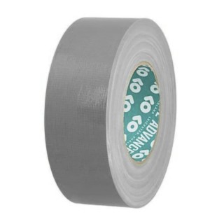 Advance Tapes Silver Duct Tape, 50mm Width x 50m Length, Polycoated Backing, Rubber Resin Adhesive AT175