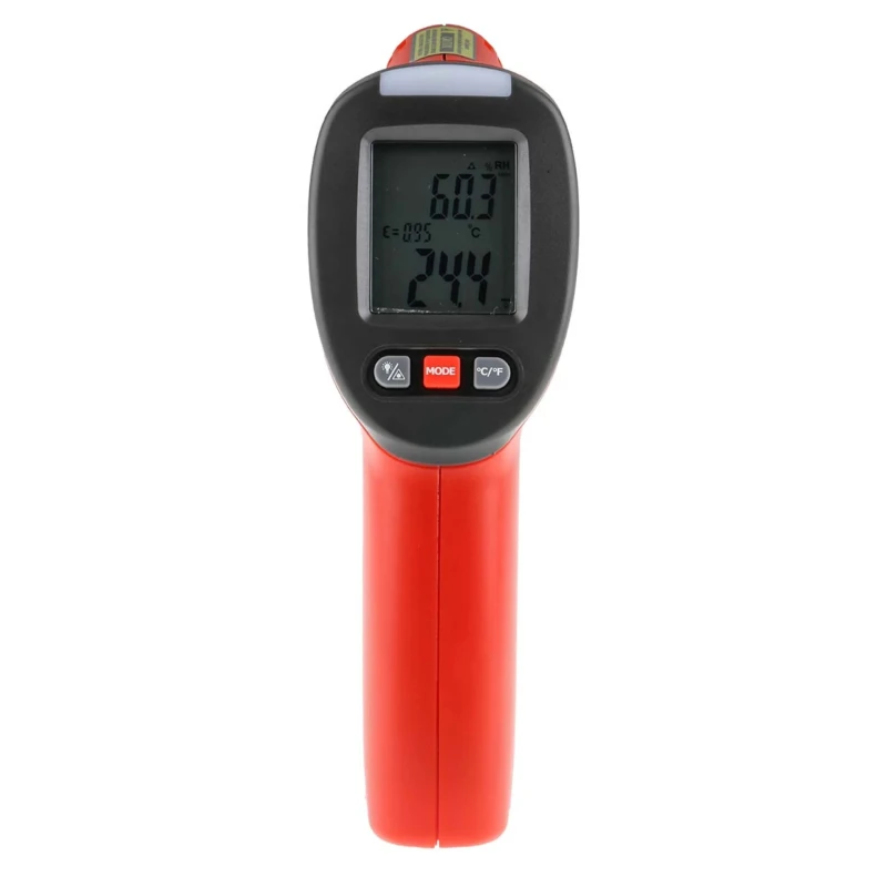 RS PRO Infrared Thermometer with Dual Laser Pointer -50 °C to 260 °C Temperature Range ±1 % Accuracy RS-8662