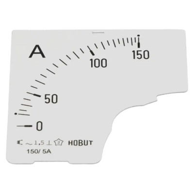 HOBUT Meter Scale 0/150A for 150/5A CT Panel Meter Accessory D72SD DIAL 0/150A
