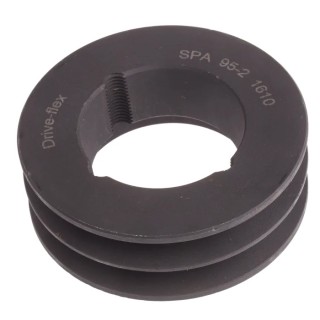 RS PRO Pulley Steel, Cast Iron 3 Tooth SPA/A PULLEY 95 X 2