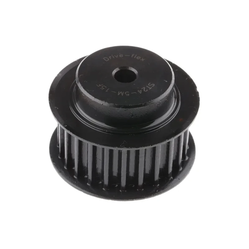 RS PRO Steel Timing Belt Pulley 15 mm Belt Width, 5 mm Pitch, 24 Teeth PB PULLEY 5M-15MM 24T