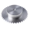 RS PRO 38 Tooth Steel Pilot Bore Sprocket 08 B-1, Bore Diameter 12.7mm, Pitch Diameter 153.8mm, Sprocket Width 40mm 183-170