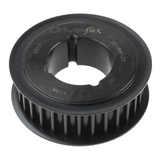 RS PRO Timing Belt Pulley Steel 28 mm Bore Diameter 8 mm Pitch 30 Tooth HTD PULLEY 8X20X30