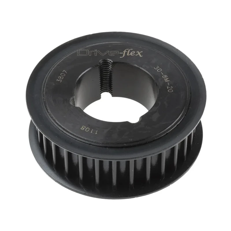 RS PRO Timing Belt Pulley Steel 28 mm Bore Diameter 8 mm Pitch 30 Tooth HTD PULLEY 8X20X30