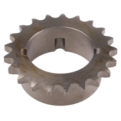 RS PRO 21 Tooth Steel Taper Bush Sprocket 12 B-1 with 127.82mm Pitch Diameter 45mm Width 183-445