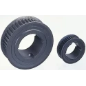 RS PRO Timing Belt Pulley Cast Iron 22 mm Belt Width 5 mm Pitch 64 Tooth HTD PULLEY 5X15X64