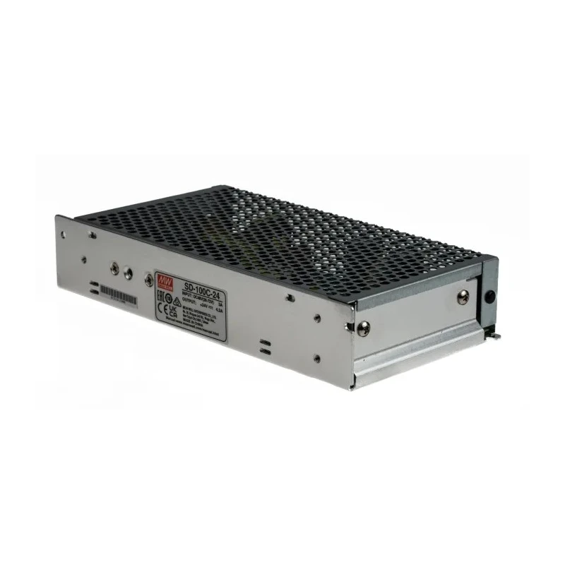 MEAN WELL Regulated Isolated DC/DC Converter 24V Output, 72V dc Input, 100.8W, Chassis Mount SD-100C-24