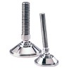 Nu-Tech Engineering Adjustable Foot M16 Thread 70 mm Diameter Stainless Steel 2000 kg Static Load Capacity 10 ° A080/006