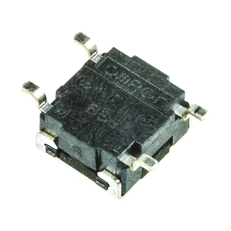 Omron IP67 Cream Tactile Switch Button 0.55 mm SPST 50mA 24 V dc Surface B3S-1000