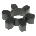 RS PRO Flexible Coupling Flector 110 mm Nitrile Rubber Black Length 38mm 183-805