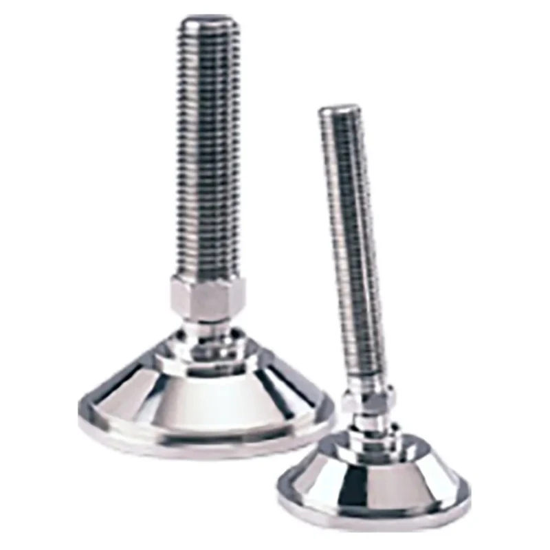 Nu-Tech Engineering Stainless Steel M24 100 mm Diameter Adjustable Foot 4000 kg Static Load Capacity 10° Tilt Angle A080/010