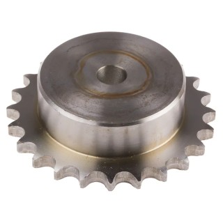 RS PRO 24 Tooth Pilot Bore Sprocket 08 B-1 Steel, Bore Diameter 12.7mm, Pitch Diameter 97.29mm, Width 40mm, Model 183-861