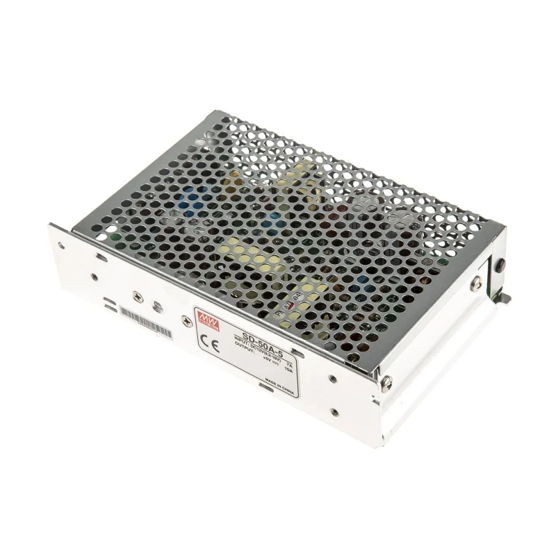 MEAN WELL Enclosed Regulated Isolated DC/DC Converter 5V Output, 18V dc Input, 10 A, 50W, Chassis Mount SD-50A-5
