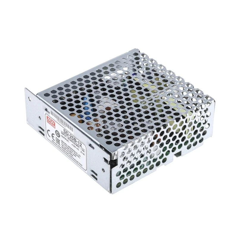 MEAN WELL SD-25B-12 Chassis Mount DC/DC Converter 12V DC Output, 19-36V DC Input, 25.2W Power SD-25B-12