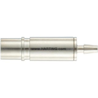 HARTING 3 mm HAN Modular Female Pneumatic Contact for Heavy Duty Power Connector 09140006403