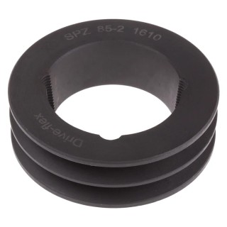 RS PRO Pulley Steel Cast Iron Bore 42mm Suitable for XPZ SPZ Z Belts SPZ/Z PULLEY 85X2