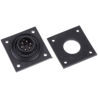 Bulgin Circular Connector 6 Contacts Flange Mount Standard Buccaneer Series Plug Male IP68 250V 5A PX0767/P