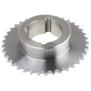 RS PRO 38 Tooth Steel Taper Bush Sprocket 06 B-1 Pitch Diameter 115.35mm Sprocket Width 25mm 184-151