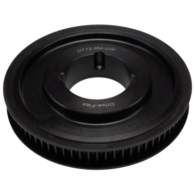 RS PRO Timing Belt Pulley Cast Iron 28 mm Belt Width 8 mm Pitch 72 Tooth HTD PULLEY 8X20X72