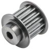 RS PRO Steel Timing Belt Pulley 15 Tooth 15 mm Wide 5 mm Pitch PB PULLEY 5M-15MM 15T