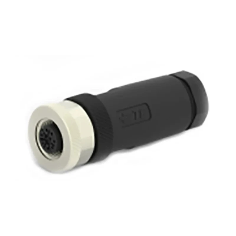 TE Connectivity Industrial Circular Connector, 8 Contacts, M12 Cable Plug, Female, IP67, T4110002081-000