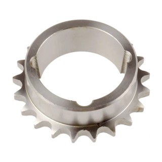RS PRO Steel 21 Tooth Taper Bush Sprocket 08 B-1, Pitch Diameter 85.22mm, Width 25mm, Model 184-454