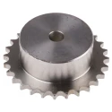 RS PRO 28 Tooth Pilot Bore Steel Sprocket 06 B-1, Bore Diameter 9.53mm, Pitch Diameter 85.07mm, Width 40mm Model 184-381