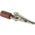 Mueller Electric Red Crocodile Clip 10A Insulated Steel Contact BU-60-HS-2