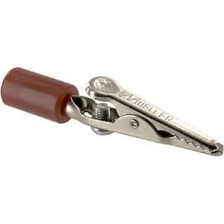 Mueller Electric Red Crocodile Clip 10A Insulated Steel Contact BU-60-HS-2
