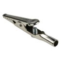 RS PRO Red Crocodile Clip Nickel Plated Steel Contact 10A BU-60S