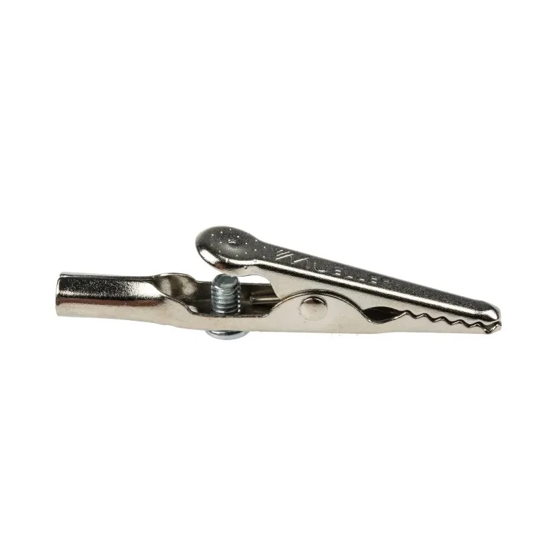 RS PRO Red Crocodile Clip Nickel Plated Steel Contact 10A BU-60S