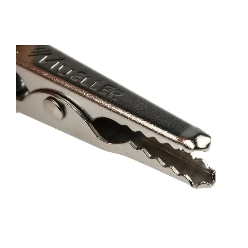 RS PRO Red Crocodile Clip Nickel Plated Steel Contact 10A BU-60S