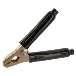 Mueller Electric Black Crocodile Clip Stainless Steel Contact 400A Insulated BU-41C-0