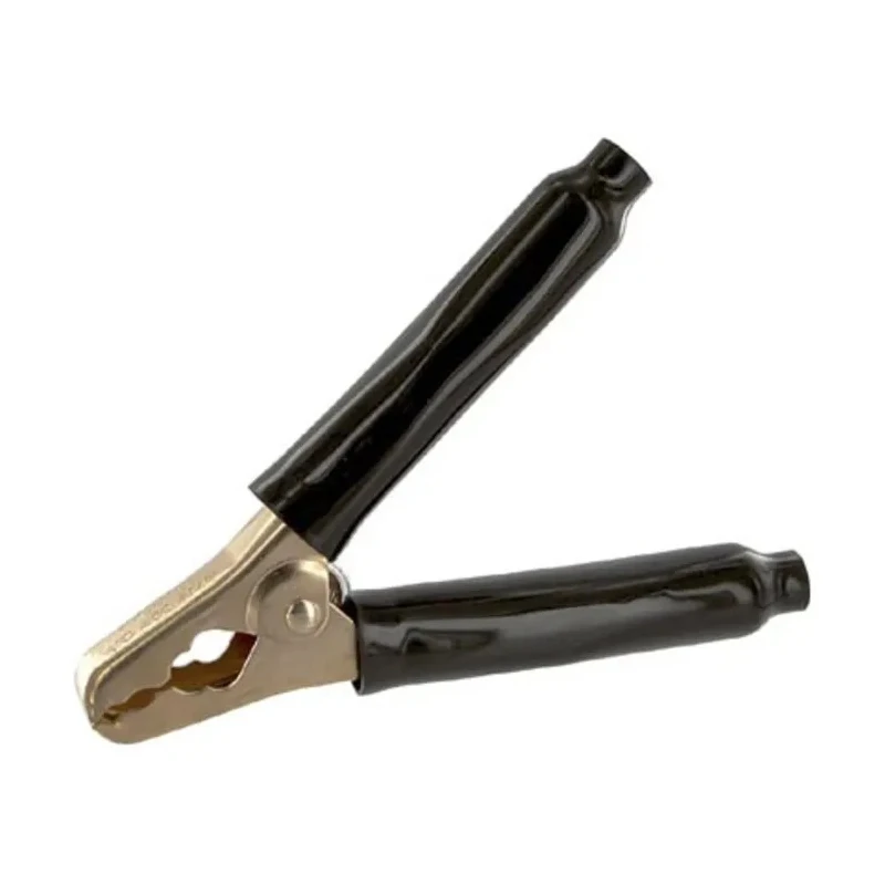 Mueller Electric Black Crocodile Clip Stainless Steel Contact 400A Insulated BU-41C-0