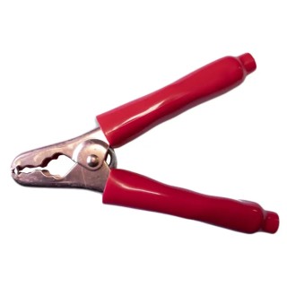 Mueller Electric Red Crocodile Clip 400A Insulated Stainless Steel Contact BU-41C-2