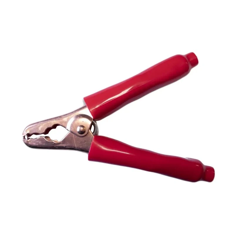 Mueller Electric Red Crocodile Clip 400A Insulated Stainless Steel Contact BU-41C-2