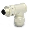 TE Connectivity Circular Connector Cable Mount Socket Male 8 Contacts M12 Threaded Right Angle IP67 T4113012081-000