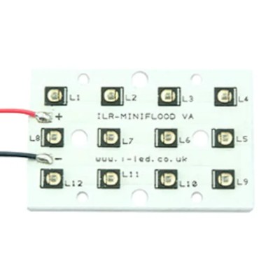 Intelligent LED Solutions IR LED Surface Package 850 nm 16,080 mW Radiant Intensity 12 LEDs ILR-IO12-85SL-SC211-WIR200.