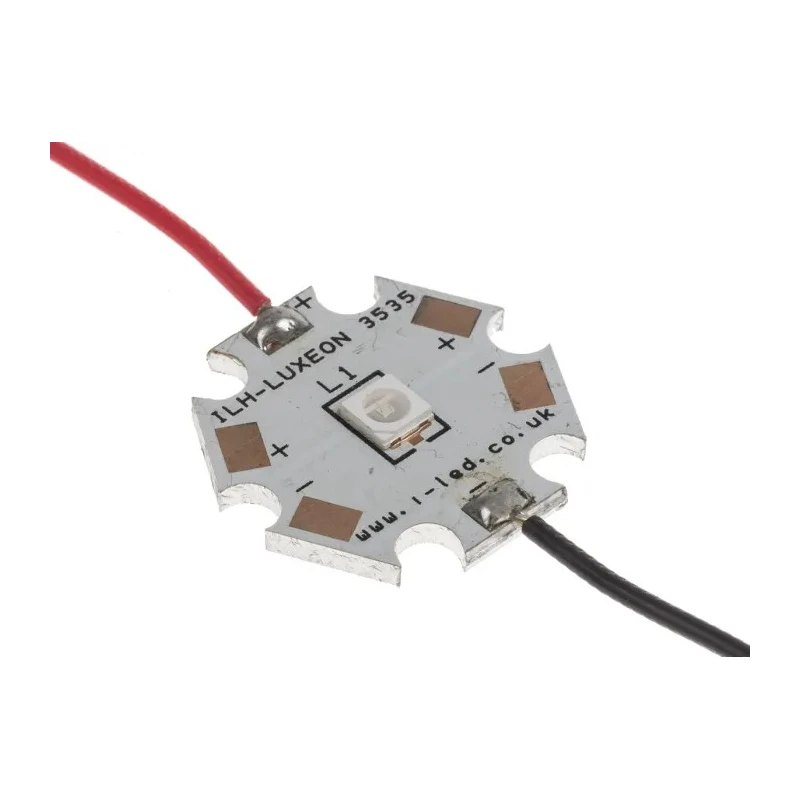 Intelligent LED Solutions LUXEON Sunplus 35 LED Array 1-LED Royal Blue 6000K ILH-LS01-DEBL-SC201-WIR200.