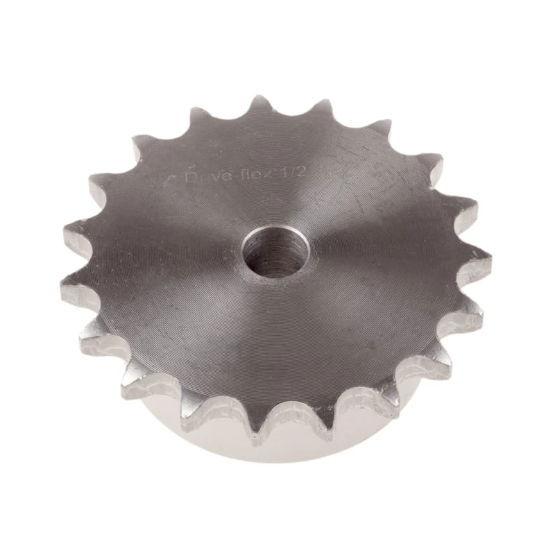 RS PRO 19 Tooth Steel Pilot Bore Sprocket 08 B-1, Bore Diameter 12.7mm, Pitch Diameter 77.06mm, Sprocket Width 35mm 184-741