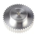 RS PRO Timing Belt Pulley Aluminium 9 mm Belt Width 5 mm Pitch, 44 Teeth PB PULLEY 5M-09MM 44T