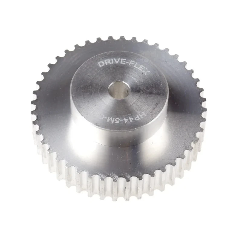 RS PRO Timing Belt Pulley Aluminium 9 mm Belt Width 5 mm Pitch, 44 Teeth PB PULLEY 5M-09MM 44T