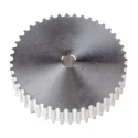 RS PRO Timing Belt Pulley Aluminium 9 mm Belt Width 5 mm Pitch, 44 Teeth PB PULLEY 5M-09MM 44T