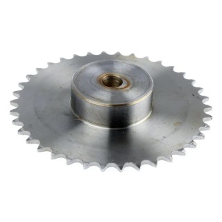 RS PRO 38 Tooth Pilot Bore Sprocket 05 B-1 Steel 8mm Bore Diameter 40mm Width 115.35mm Pitch Diameter 184-864