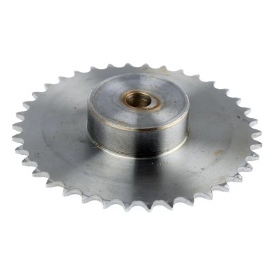 RS PRO 38 Tooth Pilot Bore Sprocket 05 B-1 Steel 8mm Bore Diameter 40mm Width 115.35mm Pitch Diameter 184-864