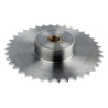 RS PRO 38 Tooth Pilot Bore Sprocket 05 B-1 Steel 8mm Bore Diameter 40mm Width 115.35mm Pitch Diameter 184-864