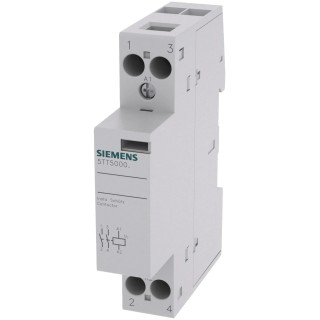 Siemens 5TT 2-Pole Contactor with 230V AC Coil, 20A, 2.6W Power Rating 5TT5000-0
